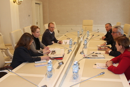 Встреча с межпарламентской группой дружбы Азербайджан – Беларусь (академик З.А. Самедзаде)